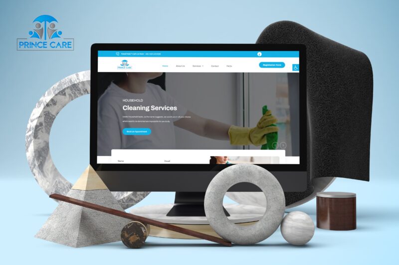 Website and Digital Marketing Agency 2 Prince Care website by Cre8tivebot