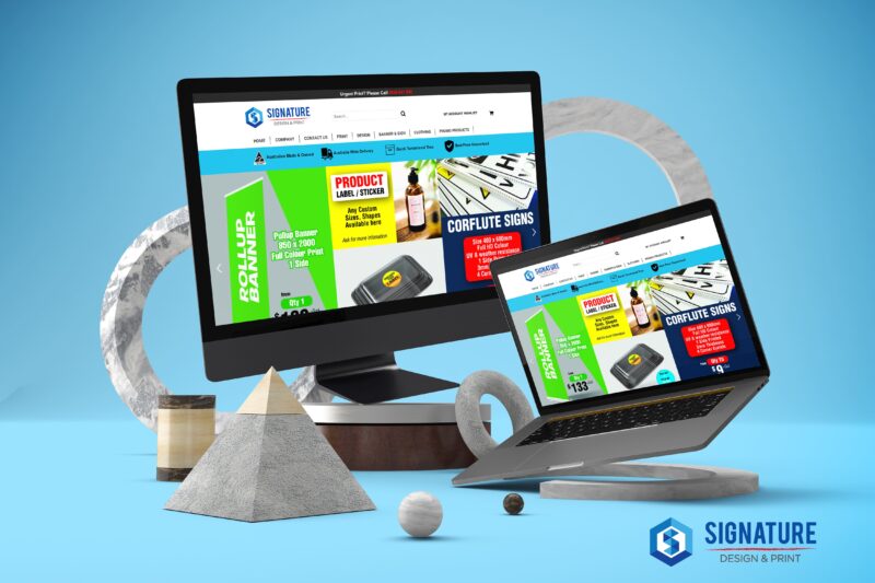 Signature Print website by Cre8tivebot