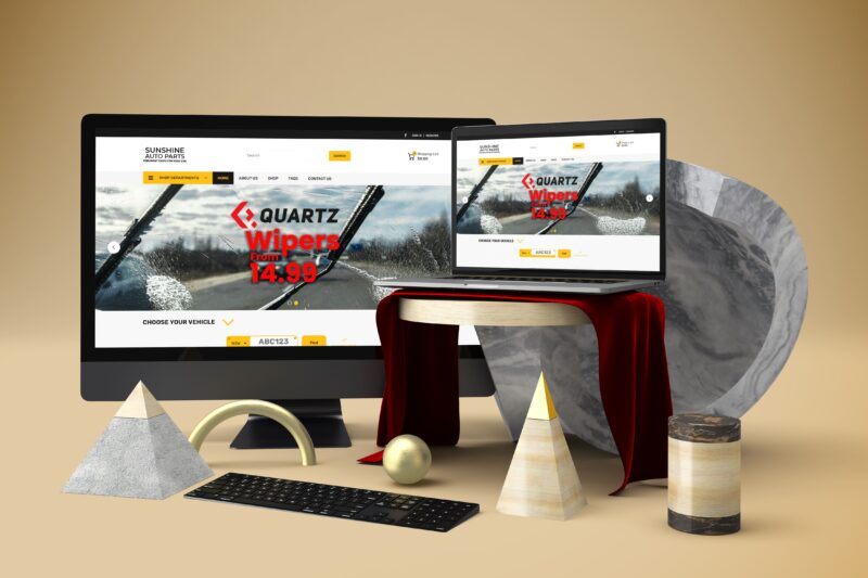 Sunshine Autoparts website by Cre8tivebot