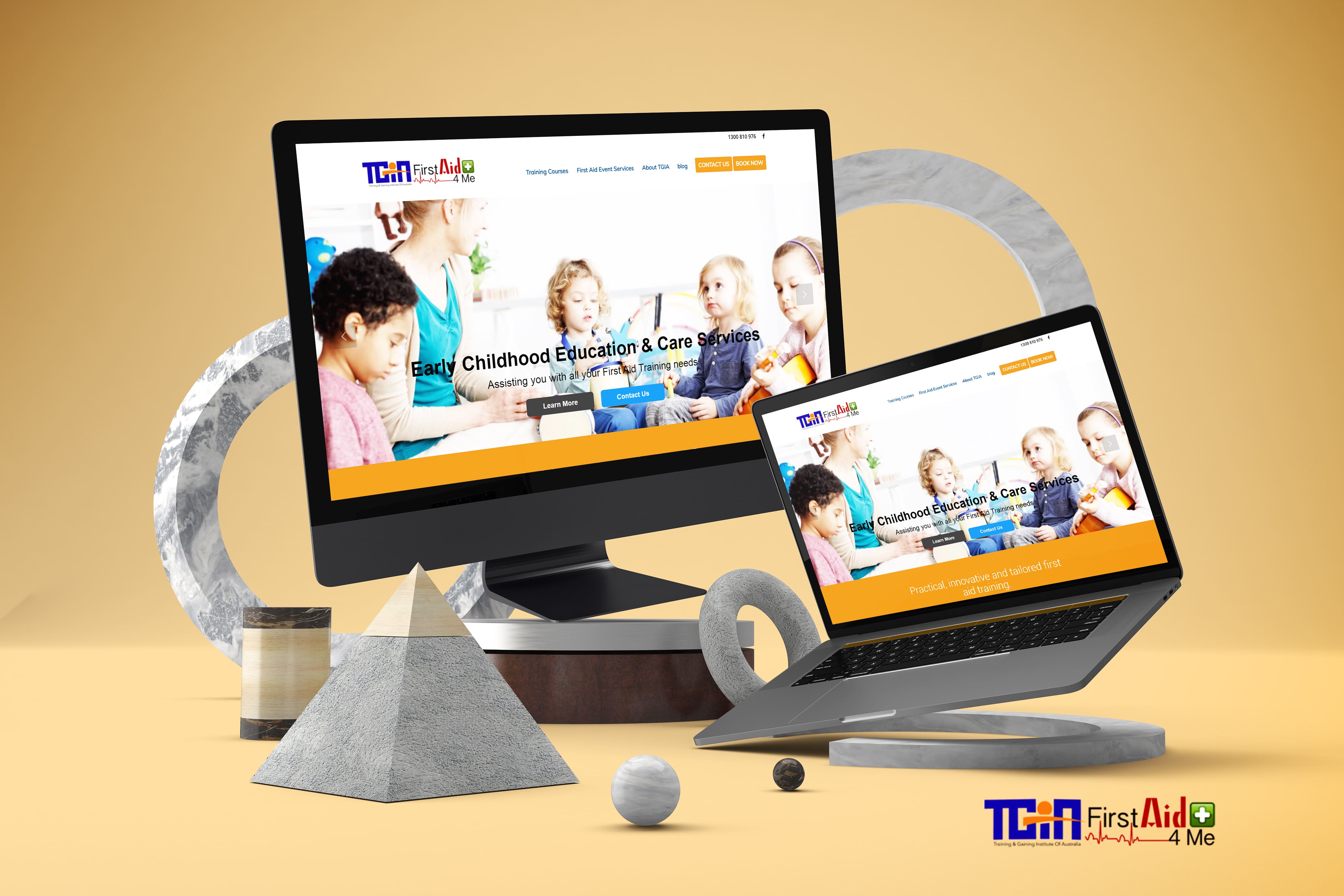 TGIN website by Cre8tivebot