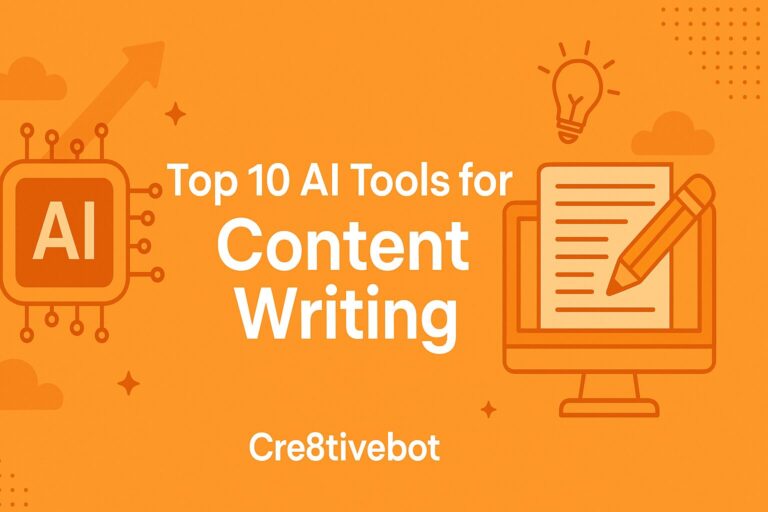 Top 10 AI Tools for Content Writing