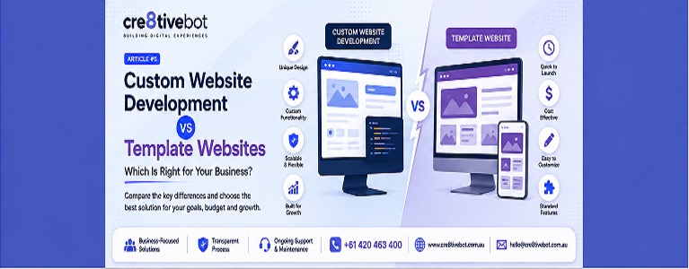 Custom Website Development vs Template Websites 1 Custom Website Development vs Template Websites 1