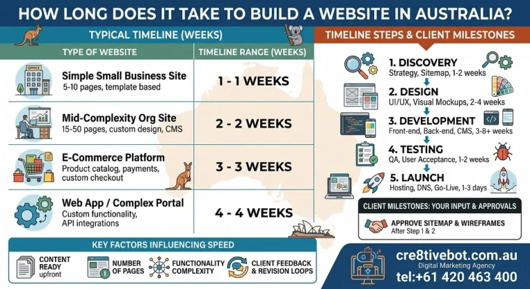 How Long Does It Take to Build a Website in Australia